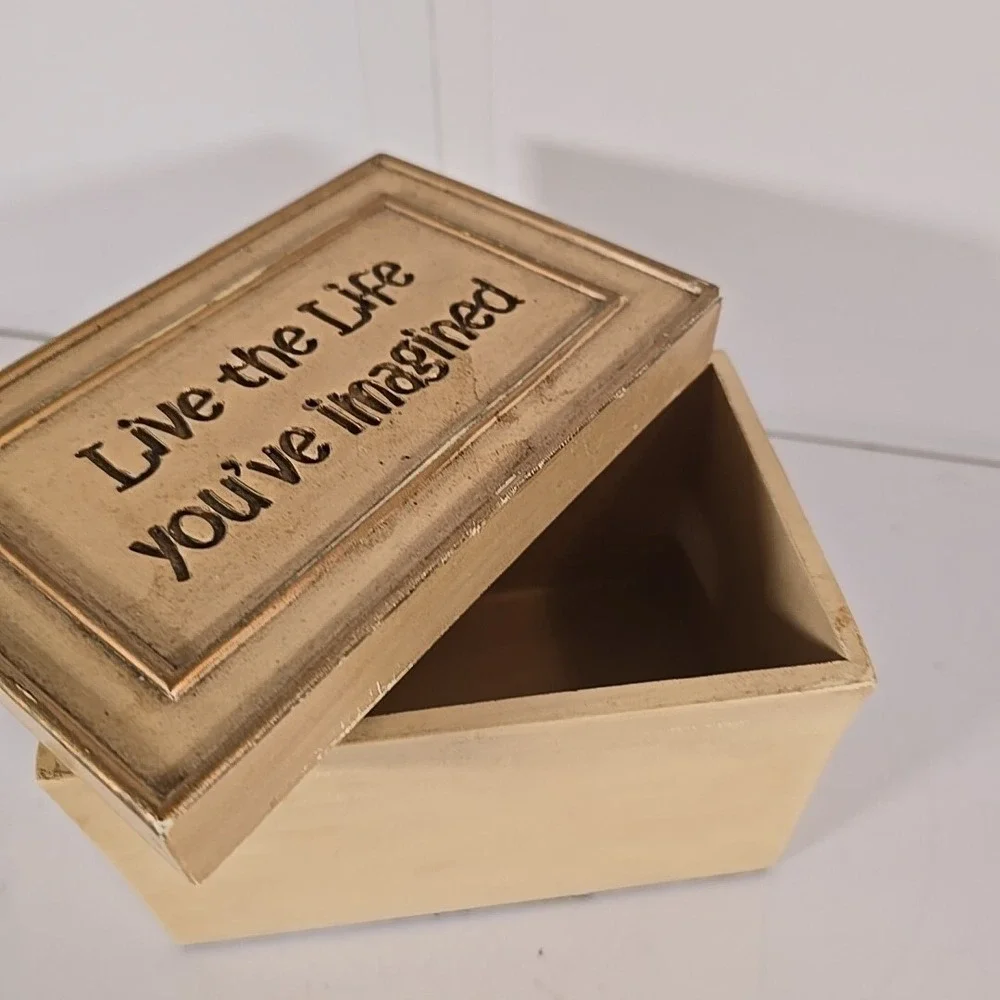 Small Lidded Trinket Ring Box 